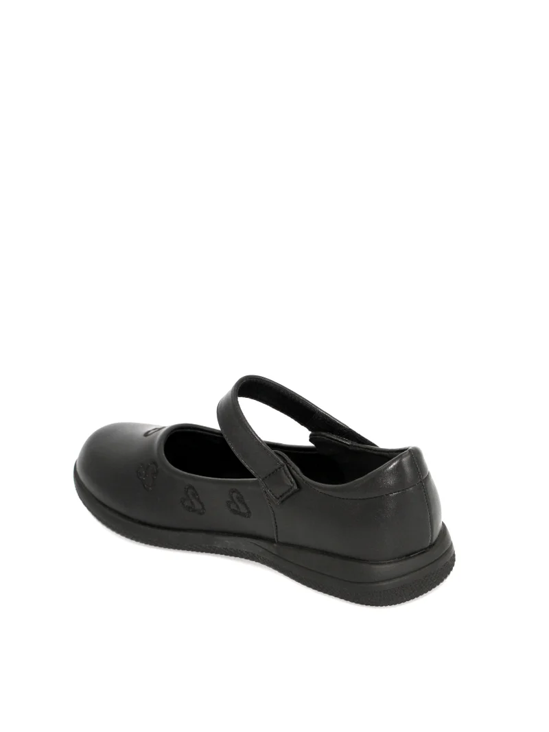 Geoomnii Girls School Shoes – Comfortable Black Formal Uniform Footwear for Daily Wear | Non-Slip Sole, Durable Stitching, Cushioned Insole | Back to School Essentials