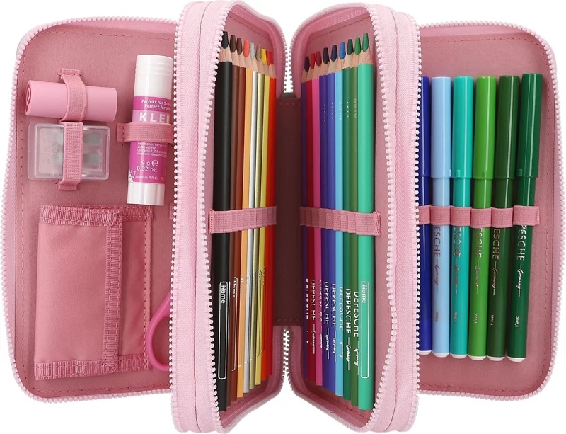Top Model 3 Layer Full Pencil Box Panda