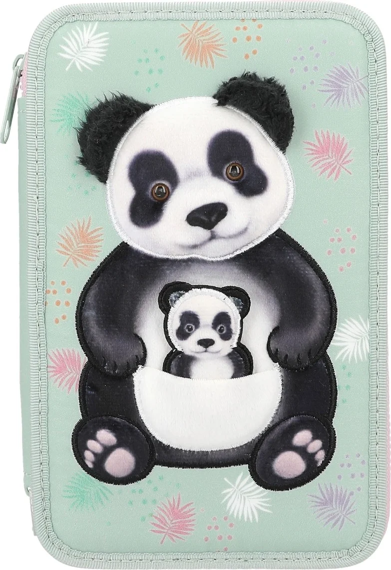 Top Model 3 Layer Full Pencil Box Panda