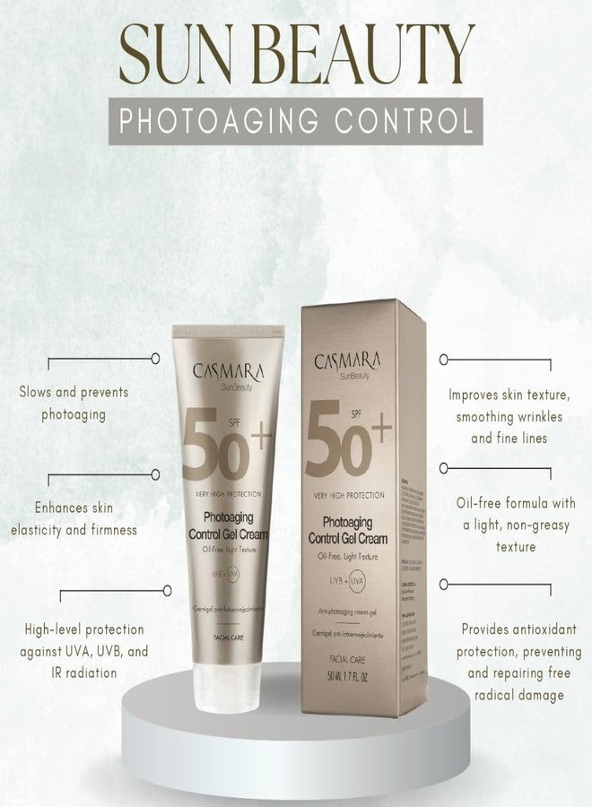 Casmara Photoaging Control Gel Cream SPF 50+ (50ml) | Anti-Aging Sunscreen & Moisturizer - Image 2