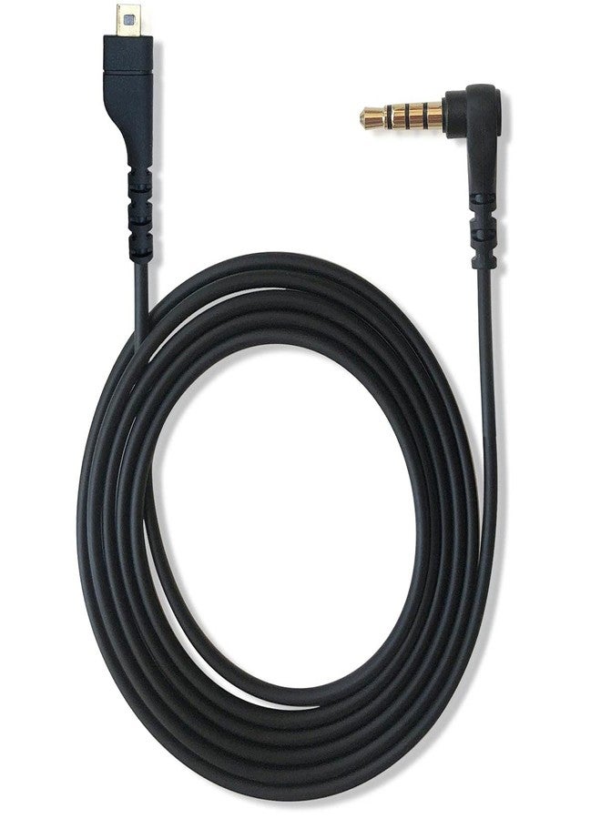 QJYTH Replacement Audio Cable Compatible with Steelseries Arctis 3 Headset, Aux Cable for Steel Series Arctis3, Arctis 5, Arctis Pro Headset, 1.5 m Black Cord - Image 1