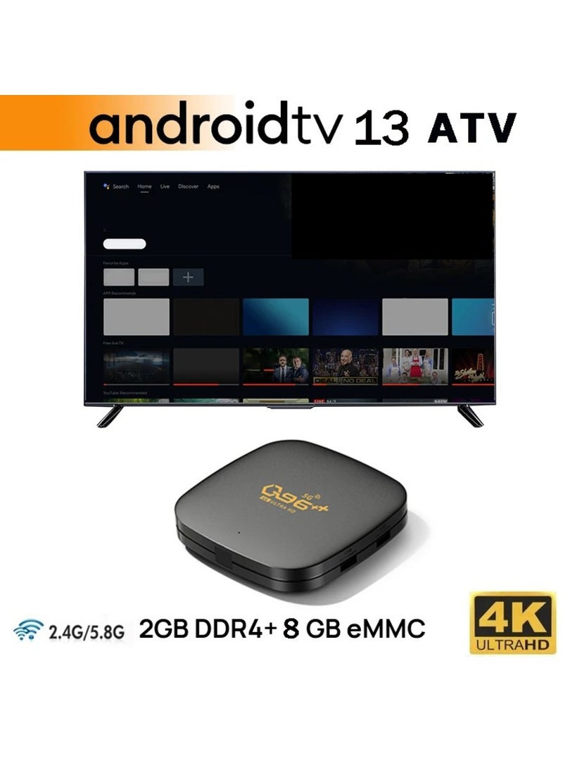 Q96 PlusPlus ATV WIFI HD 4K pk Q96 MAX TV Box 4G 5G Set-top Box Android 13 Media Player Android Quad Core Smart TV Box - Image 3