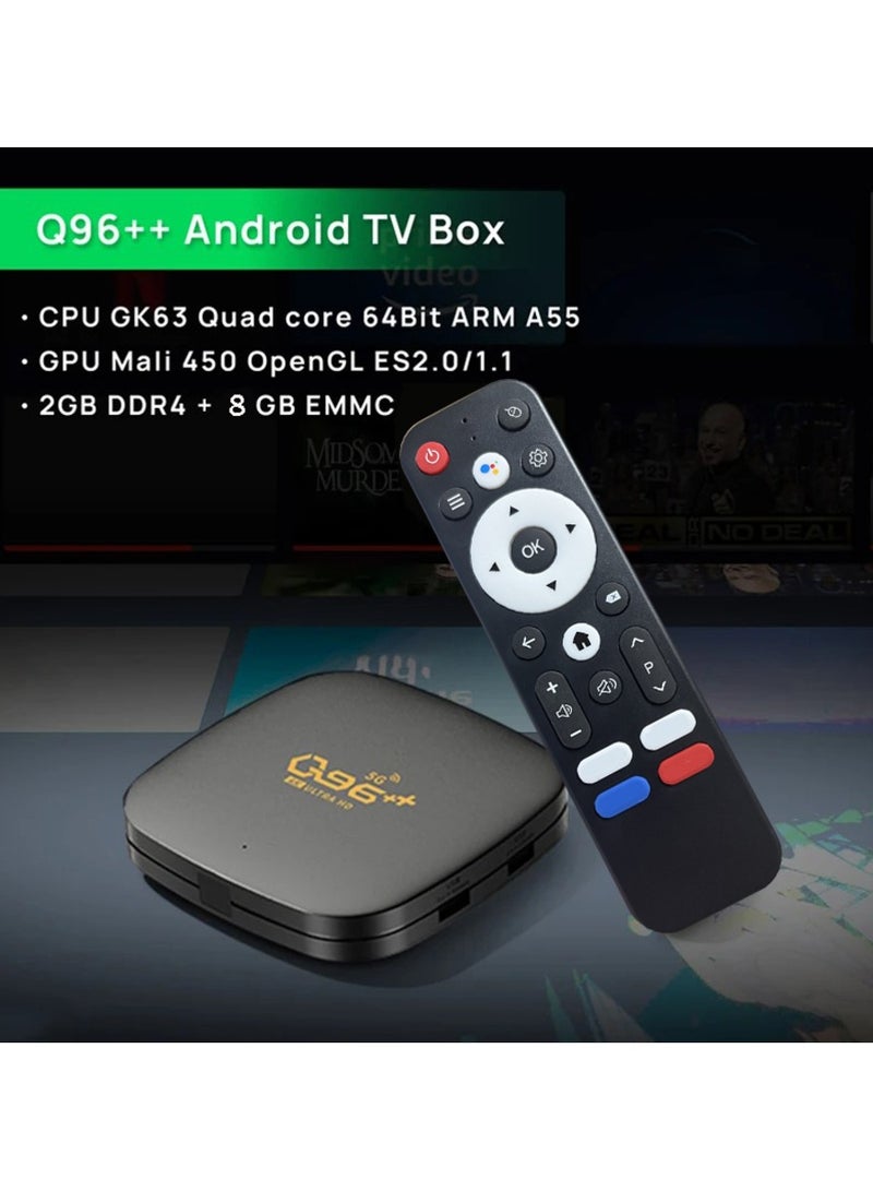 Q96 PlusPlus ATV WIFI HD 4K pk Q96 MAX TV Box 4G 5G Set-top Box Android 13 Media Player Android Quad Core Smart TV Box - Image 5