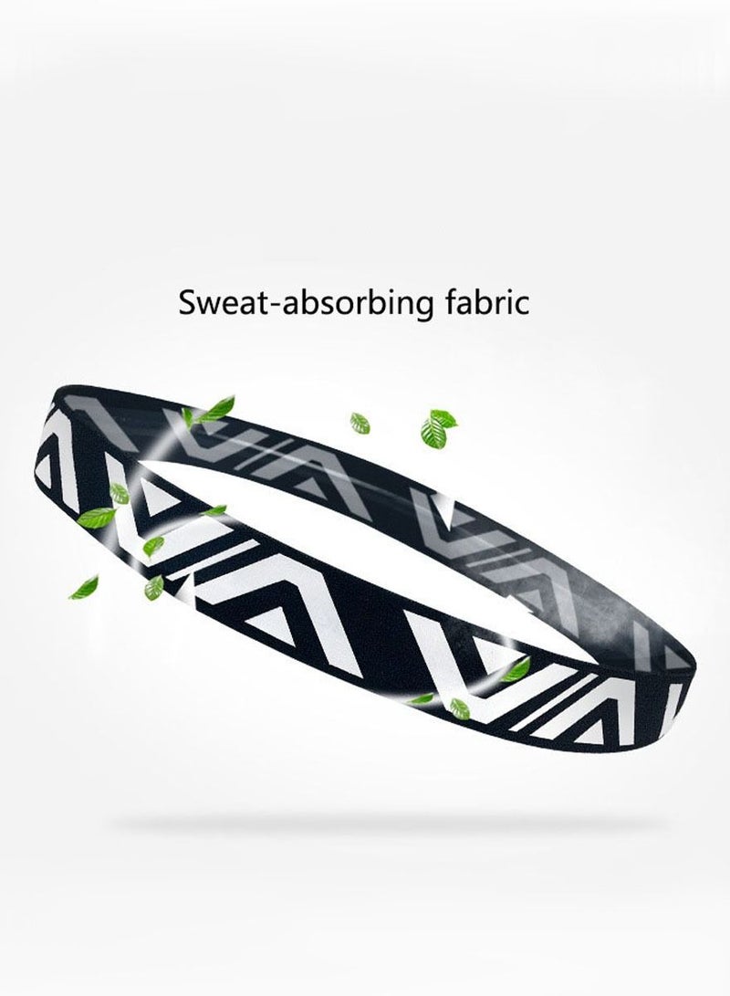 سبورت عصابة رأس للرجال والنساء عصابة رأس رياضية مثالية للتمارين الرياضية والجري واليوجا.هذا السوار الرياضي القابل للتنفس يمتص الرطوبة ويمتص العرق ، ويحافظ على رأسك باردًا بأناقة ونعمة - Image 3