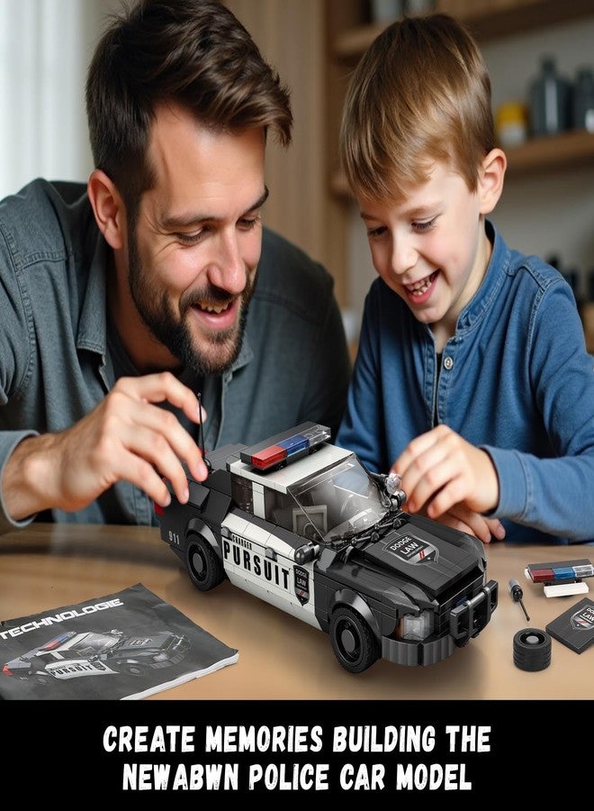 NEWABWN Police Car Toy Building Set, Compatible with Small Lego Cars, Custom Racing Car Building Blocks for Adults, Teens and Kids(404 PCS) - Image 5