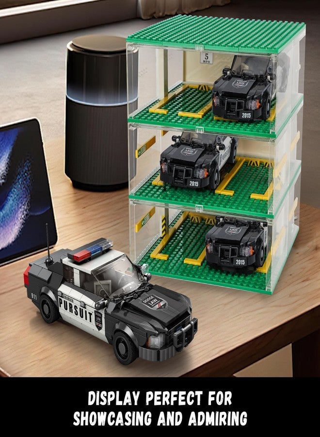 NEWABWN Police Car Toy Building Set, Compatible with Small Lego Cars, Custom Racing Car Building Blocks for Adults, Teens and Kids(404 PCS) - Image 3