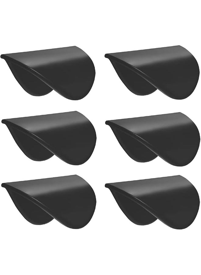 PROMASS promass 6 Pack Self-adhesive Pull Handle for Drawer,Replacement Sliding Wardrobe Knob No Drill Cabinet Drawers for Door  - Image 1