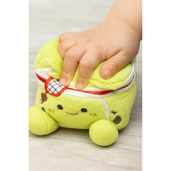 MGM Toy - Squarepal - Tennis - Anti-Stress Plush - 193617 - Memory Foam - Gadget - Gift - Sports - Rehabilitation - Anxiety - Sensory Toy - From 2 Years - Image 5