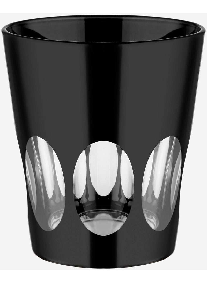 Chiara Alessi - Nora Black Glass Water Glass 345 ml - Image 1