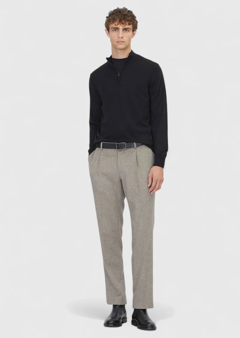 Ramsey Black Knitwear Sweatshirt