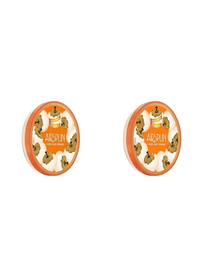 Airspun Loose Powder Translucent & Honey Beige 2pc Talc-Free Set