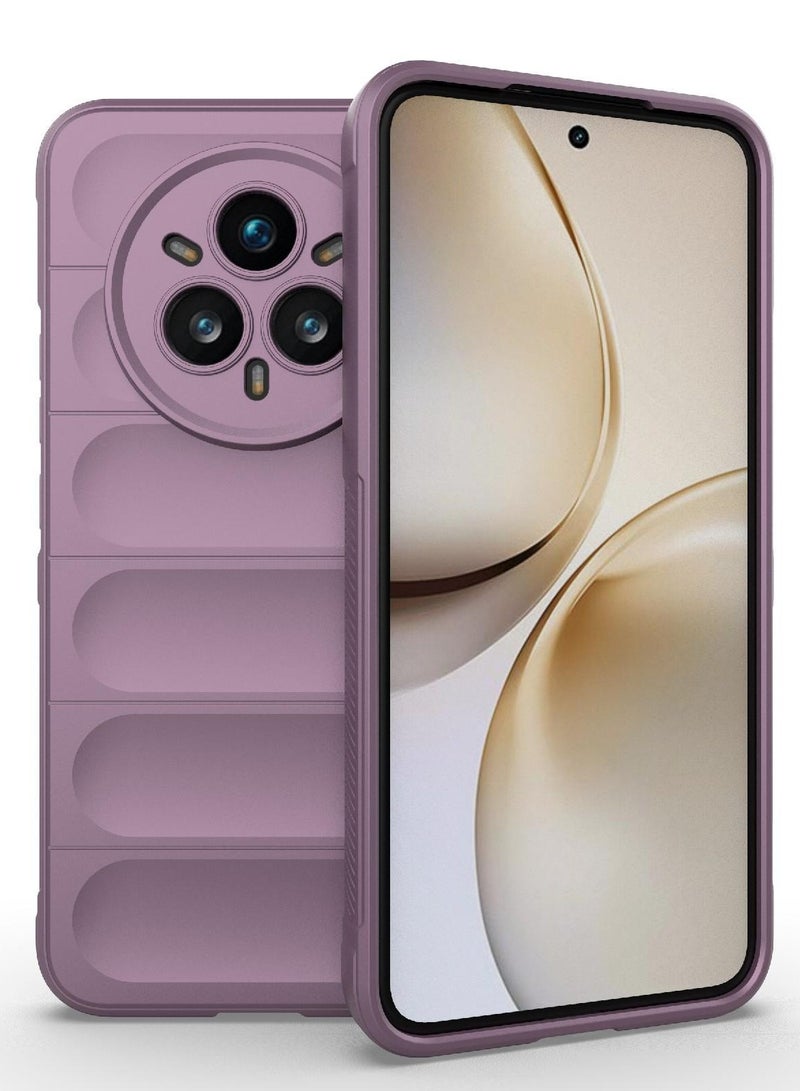 Phone case cover Magic Shield TPU + Silicone Shockproof Phone Case For  Realme 14 Pro Plus (Purple) - Image 1