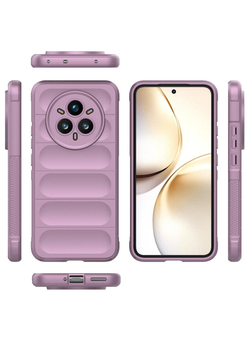 Phone case cover Magic Shield TPU + Silicone Shockproof Phone Case For  Realme 14 Pro Plus (Purple) - Image 3