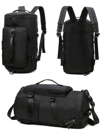 Travel Bag, Multifunctional Duffle Bag with Hidden Straps and Shoe Compartments, Large Capacity Gym Bag for Men and Women (Black) - pzsku/Z3F55F25A4D30C5454108Z/45/_/1700702628/47936911-6de1-45c8-9fb9-bcf10eb11e09