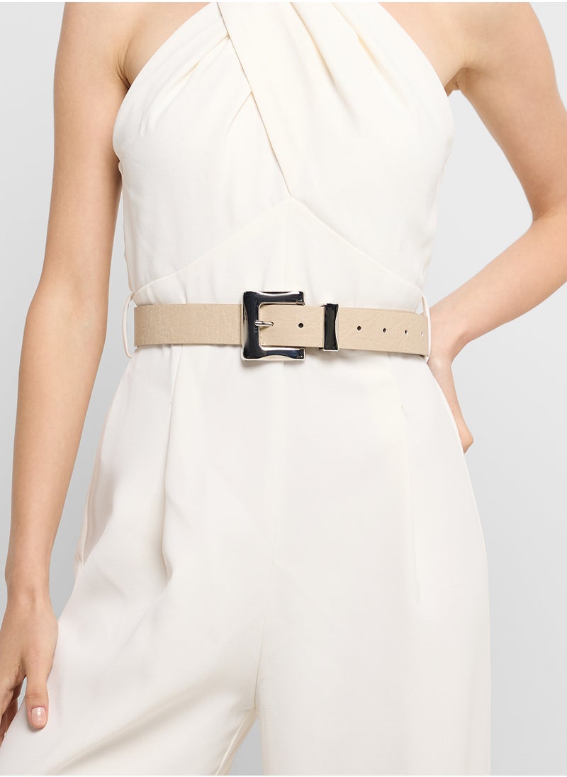 ELLA - Square Buckle Belt - Image 1