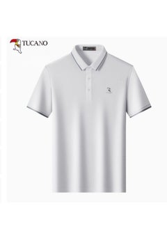 【 Mulberry Silk 5A Antibacterial 】 Men's Short sleeved T-shirt Business Polo Shirt - pzsku/Z3F560D836F67F68B7956Z/45/_/1732676072/4c691de5-c609-4f70-91b8-c07587eb2dc7