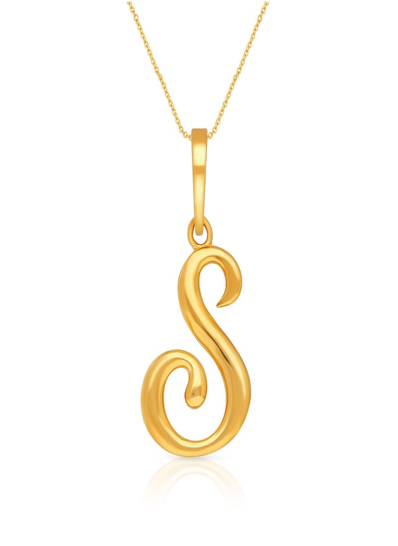Malabar Gold and Diamonds 22k 916 Purity Gold Pendant for Women DZPN180SY  - Image 1