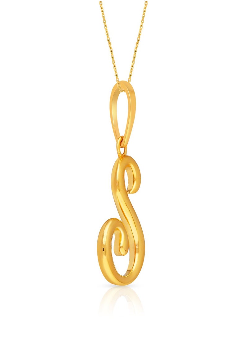 Malabar Gold and Diamonds 22k 916 Purity Gold Pendant for Women DZPN180SY  - Image 2