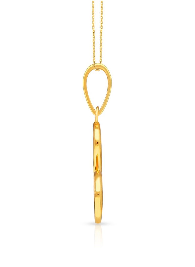 Malabar Gold and Diamonds 22k 916 Purity Gold Pendant for Women DZPN180SY  - Image 3
