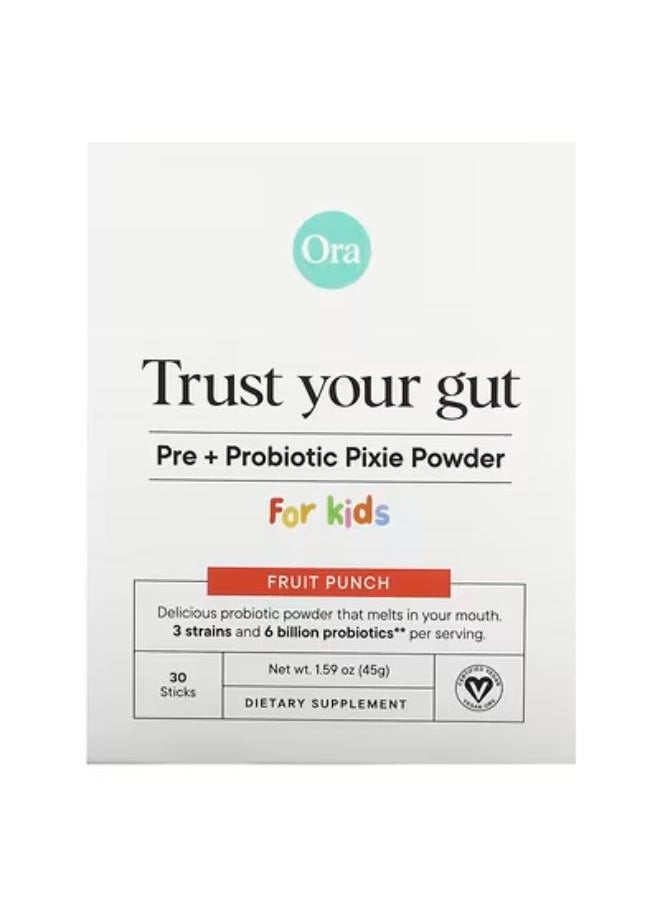 Trust Your Gut, مسحوق Pre + Probiotic Pixie، للأطفال، عصير الفاكهة، 6 مليار، 30 عودًا، 0.05 أونصة (1.5 جم) - pzsku/Z3F56188744CC98E7E368Z/45/_/1710763081/9a357830-aeaa-4abd-accc-0497f9d94c5c