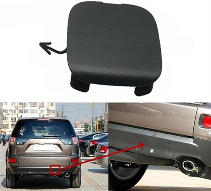 QASULER Rear Bumper Towing Hook Eye Cap Cover for Mitsubishi Outlander - Image 4