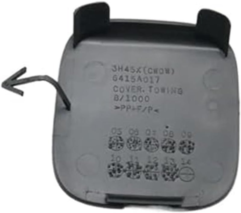 QASULER Rear Bumper Towing Hook Eye Cap Cover for Mitsubishi Outlander - Image 1