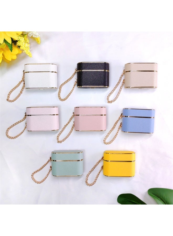 Loquat Suitable For AppleAirpods 2 Earphone Case Cylindrical Ball Pattern Leather Earphone Case Earphone Case-Colour:Khaki-Model:Airpods Pro 2  - Image 5