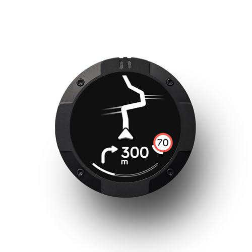 Beeline Moto II Next Gen Motorcycle GPS Tracker Compact Design Waterproof Build Simple Display 14Hour Battery Glove Friendly Motorcycle Sat Nav Perfect for Adventure Daily Commutes Black - Image 1