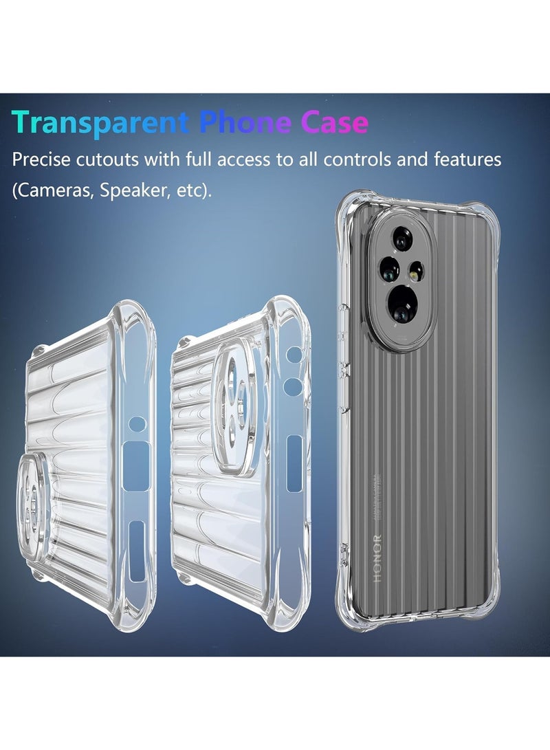 general Case Compatible with Honor 200 Pro 5G Cover Ultra Thin Transparent Silicone Soft TPU Protective Airbag Anti-Shock Case - Image 2