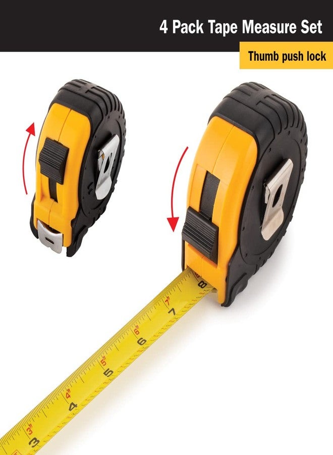Titan 10902 4-Piece Tape Measure Set (12', 16', 25' and 33') - Image 3