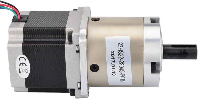 STEPPERONLINE 15:1 Planetary Gearbox Nema 23 Stepper Motor 2.8A for DIY CNC Mill Lathe Router - Image 5