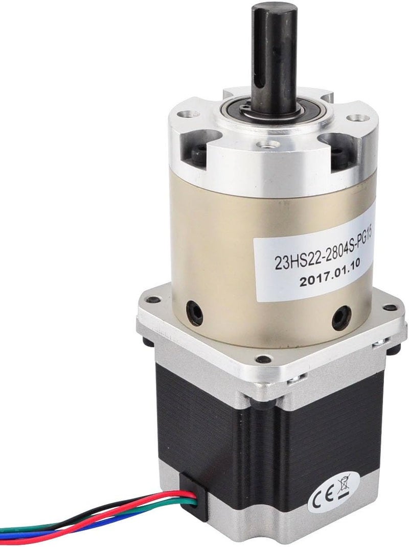 STEPPERONLINE 15:1 Planetary Gearbox Nema 23 Stepper Motor 2.8A for DIY CNC Mill Lathe Router - Image 2