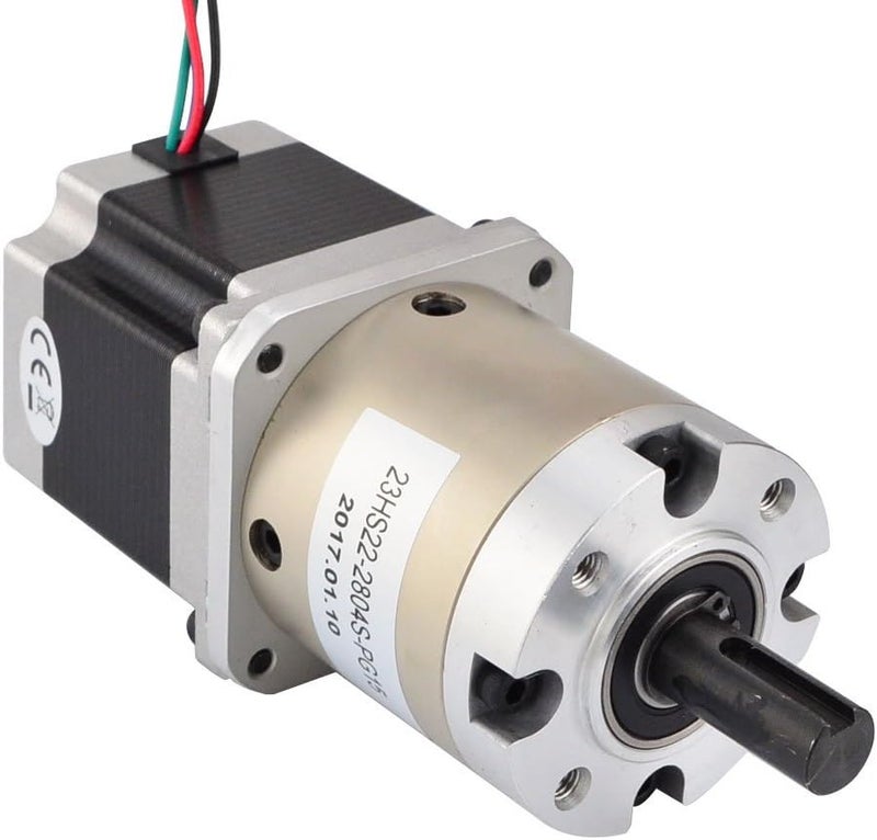 STEPPERONLINE 15:1 Planetary Gearbox Nema 23 Stepper Motor 2.8A for DIY CNC Mill Lathe Router - Image 4