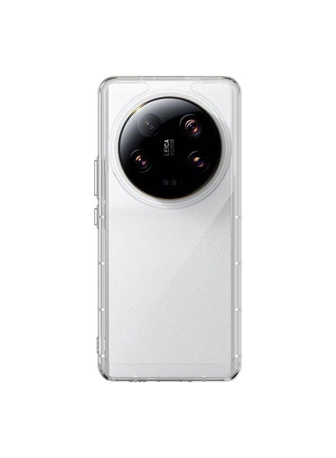 Crystal Clear Phone Case Compatible Xiaomi 13 Ultra Phone Case, Anti-Yellow and Scratch-Resistant, Shockproof Hard Plastic Back, Soft Silicone Cushion Case, Clear Phone Case - Image 1