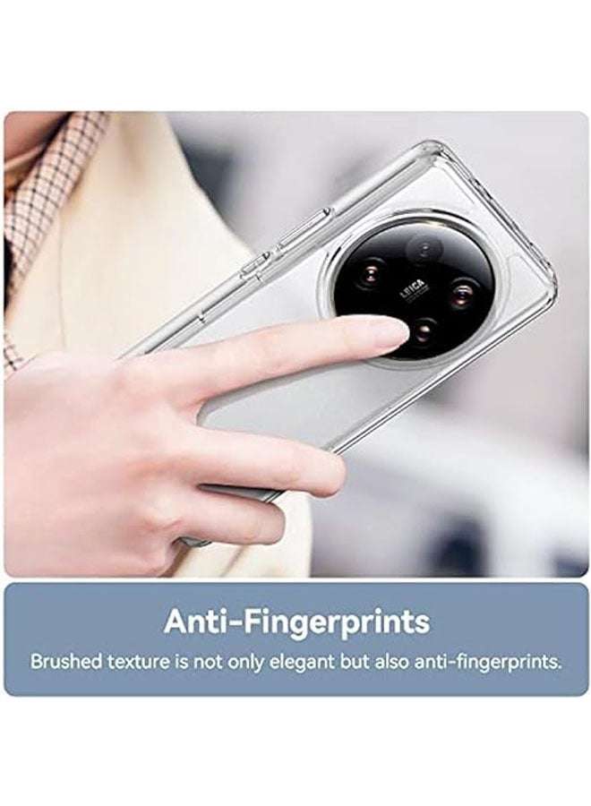 Crystal Clear Phone Case Compatible Xiaomi 13 Ultra Phone Case, Anti-Yellow and Scratch-Resistant, Shockproof Hard Plastic Back, Soft Silicone Cushion Case, Clear Phone Case - Image 5