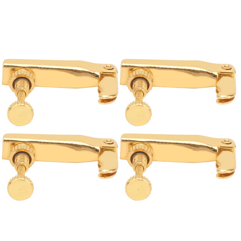 4Pcs Violin Fine Tuners 3/4‑4/4 Cello String Tool Replacement Instrument AccessoriesGold - Image 5