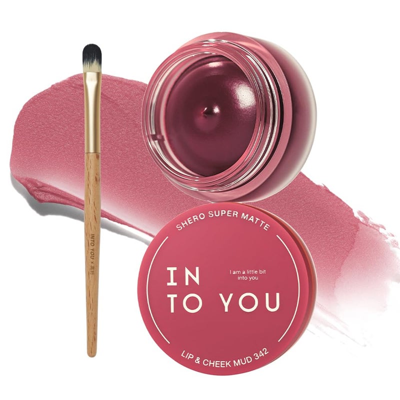 INTO YOU Matte Liquid Lipstick for Women, Canned Long Lasting Pink Lipstick Waterproof with Lip Brush, No Transfer, High Pigmented with Lightweight Lip Mud Texture(342) - Image 1