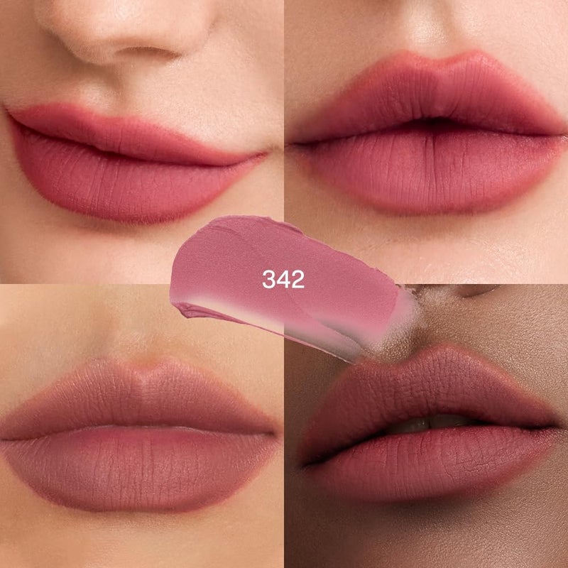 INTO YOU Matte Liquid Lipstick for Women, Canned Long Lasting Pink Lipstick Waterproof with Lip Brush, No Transfer, High Pigmented with Lightweight Lip Mud Texture(342) - Image 3