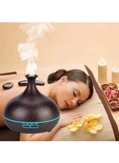 History Lifestyle 550ml Essential Oil Diffuser Premium 5 in 1 Ultrasonic Aromatherapy Scented Oil Diffuser Vaporizer Humidifier Timer and AutoOff 7 LED LightColors