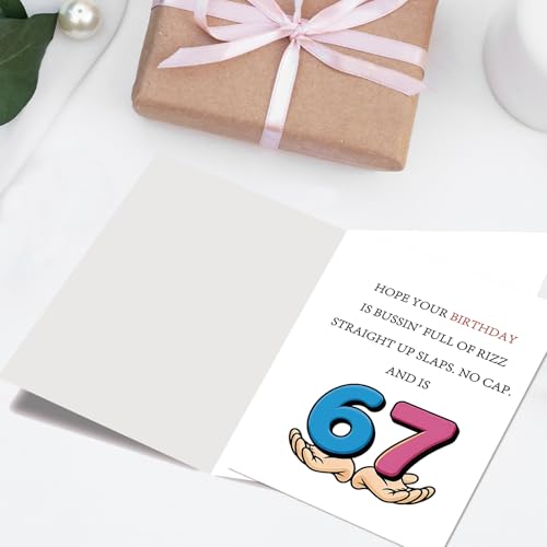 Amorista Funny Birthday Card for Teens, Humorous Birthday Decorations Gifts for 15th 16th 17th 18th 21st Boys Girls, Perfect Ideal for Teenagers with Modern Slang - Image 2