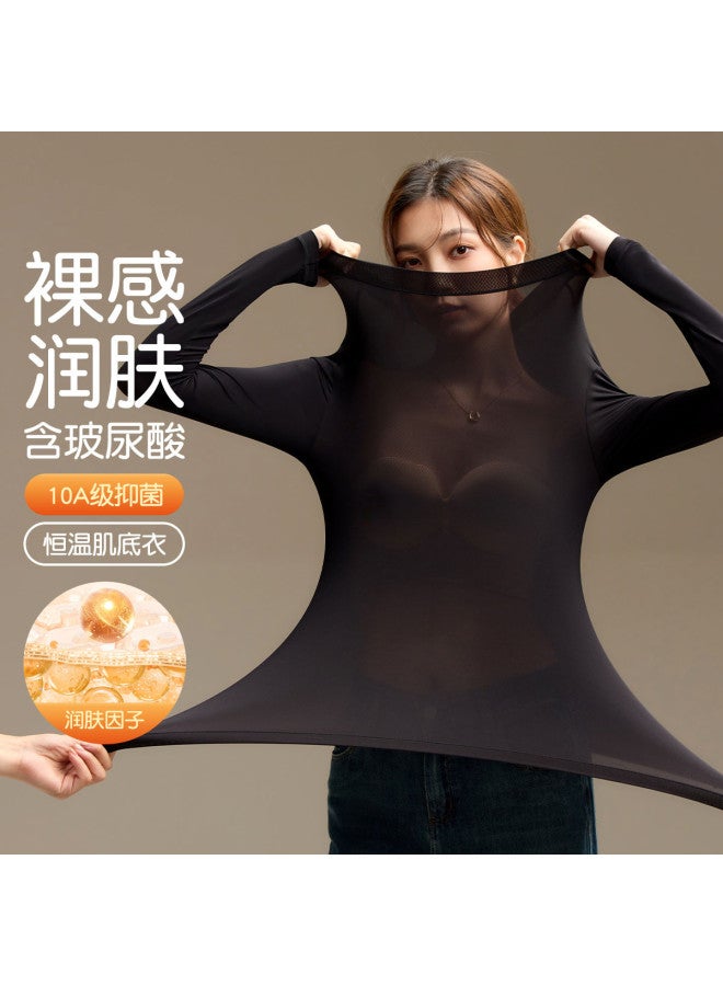 MIIOW Autumn Women'S Base T-Shirt With Hyaluronic Acid Moisturizing Long Sleeve Base Shirt For Women - Image 2