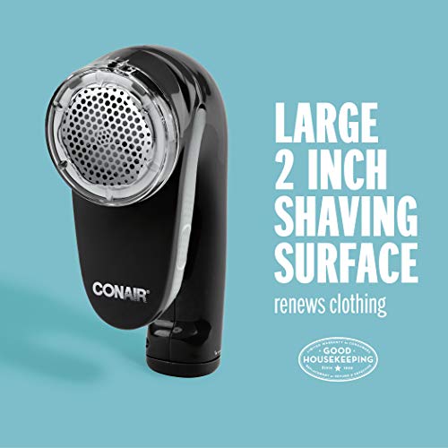 Conair Fabric Shaver and Lint Remover, Rechargeable Portable Fabric Shaver, Black - Image 5