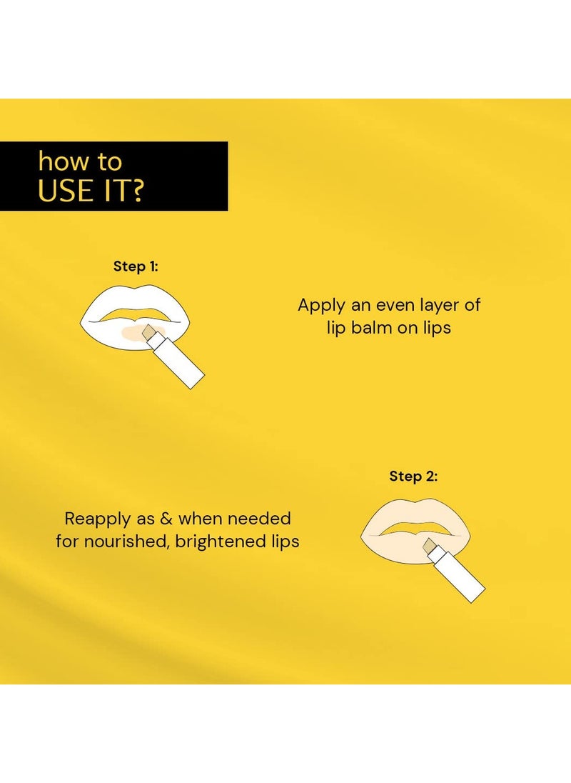 Deconstruct Brightening Lip Balm with SPF 30 | For Dark, Pigmented, Dry, Flaky Lips | Brightens Pigmented Lips| Lip Balm for Glossy Buttery Soft Pink Lips | (4 gm)  - Image 3