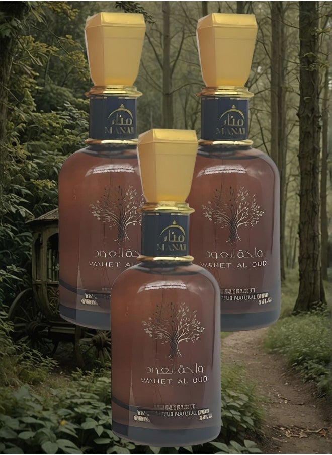 منار 3 قطع عطر واحة العود 100 مل  - Image 1