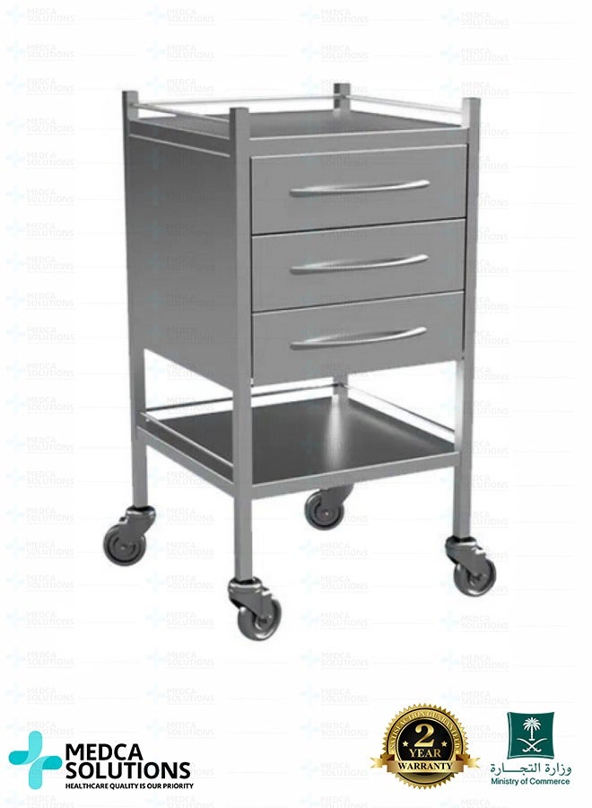 Medca Solutions Drawer Trolley - 3 Drawers - Image 1