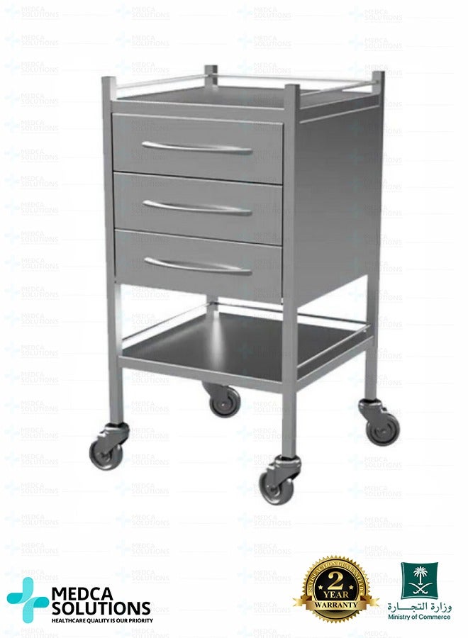 Medca Solutions Drawer Trolley - 3 Drawers - Image 2