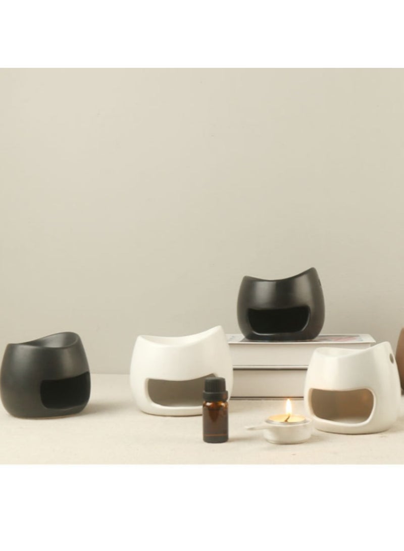 Essential Oil Candle Warmers Ceramic Tealight Holder Aroma Oil Burner Womdee Oil Burner Aromatherapy Oil Warmer Home Bedroom Decoration - Image 2