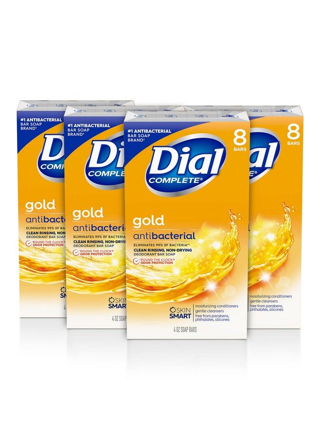 Dial صابون بار مضاد للبكتيريا ذهب 8 قطع 4 عد (عبوة من 1) - Image 2