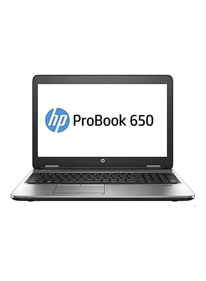 HP Probook 650 G2 15.6 Inch HD Intel Core I5-6200U 8GB Ram 500GB Intel HD Graphics 520 No Webcam No Wireless Win10 Pro Windows 10 English/Arabic Black - Image 1