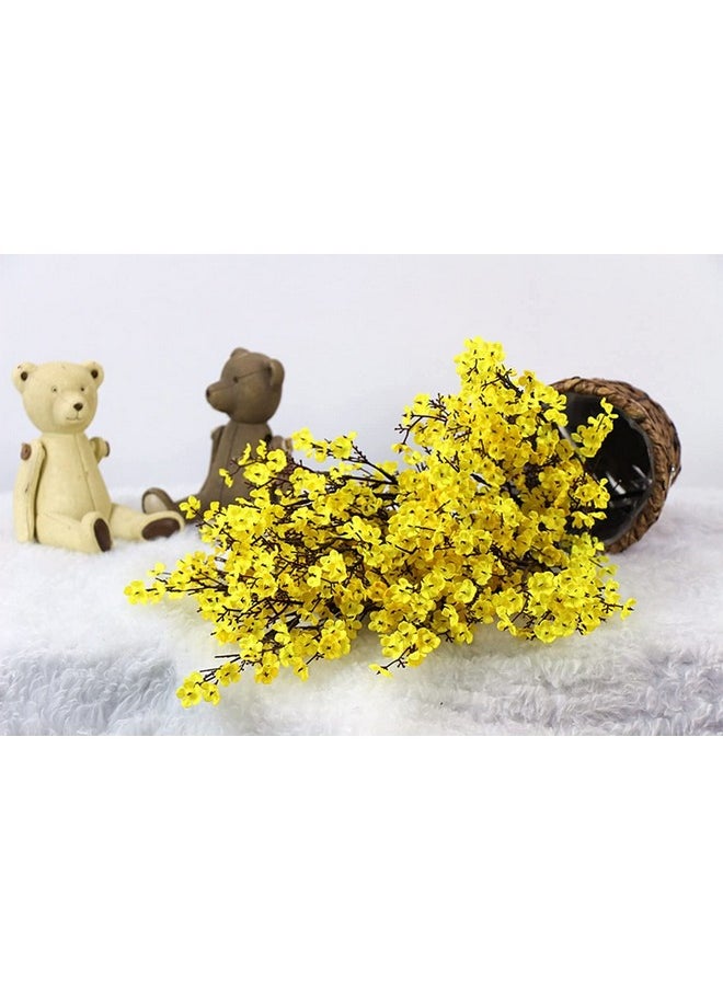 SATYAM KRAFT 1 Bunch Artificial Babys Breath Gypsophila Flowers Bunch for Home, Room, Living Room Table, Anniversary, Christmas,Valentine,Decoration (Without Vase Pot) (Yellow) (Fabric) - pzsku/Z3F571756E996A02B9AECZ/45/_/1737721421/8e66a30d-73c5-4f1b-98c9-a310510638d7